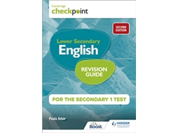 Livro Cambridge Checkpoint Lower Secondary English Revision Guide for the Secondary 1 Test 2nd edition de Paula Adair (Inglês)