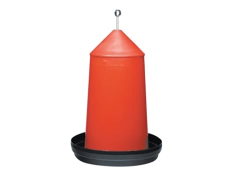 Comedouro Tremonha C/ Tampa P/ Galinhas - 18 Kg