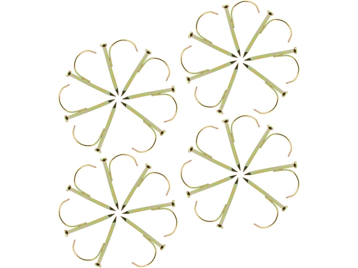 Prego De Suporte Para Tubos, 150 Peças, Aço Dourado