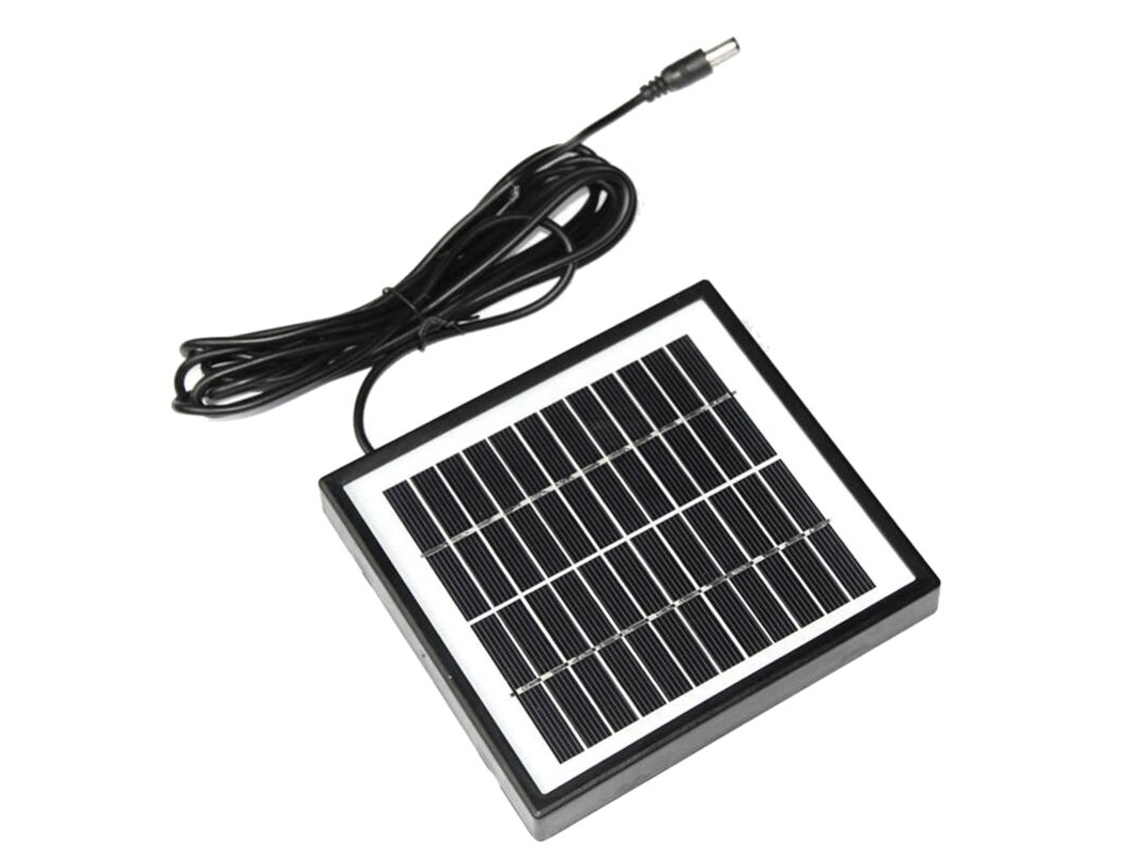 Painel Solar 12v 2w com Carregador e Porta DC BRILVIBERA