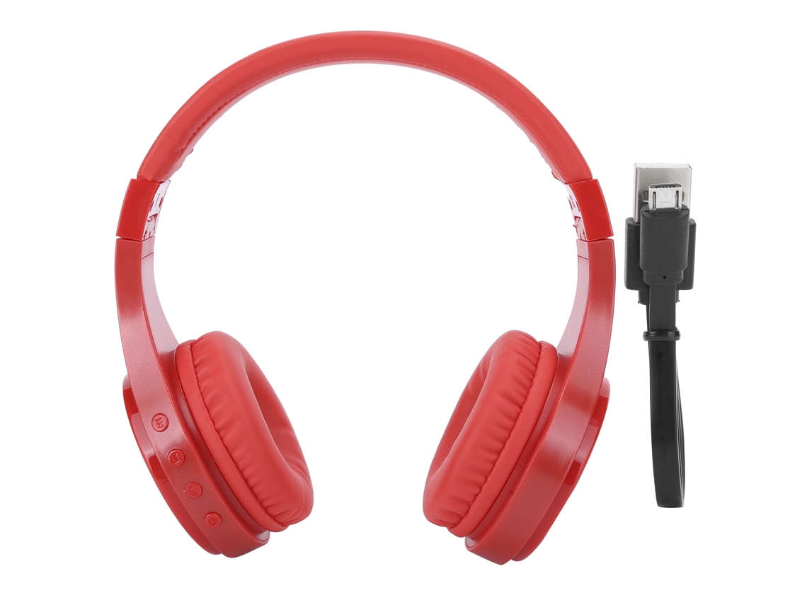 Fone De Ouvido Sem Fio Bluetooth Overhead Com Suporte A Cartão De Memória