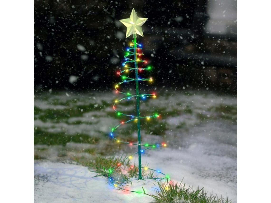 Luzes De Árvore De Natal Led (decoração Jardim E Relvado)
