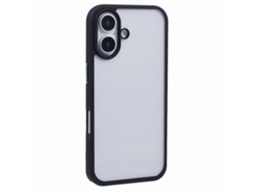 Capa Para Iphone 16 Tpupc Crystal Clear Back Cover Com Furo Para Cordão Multicolorido