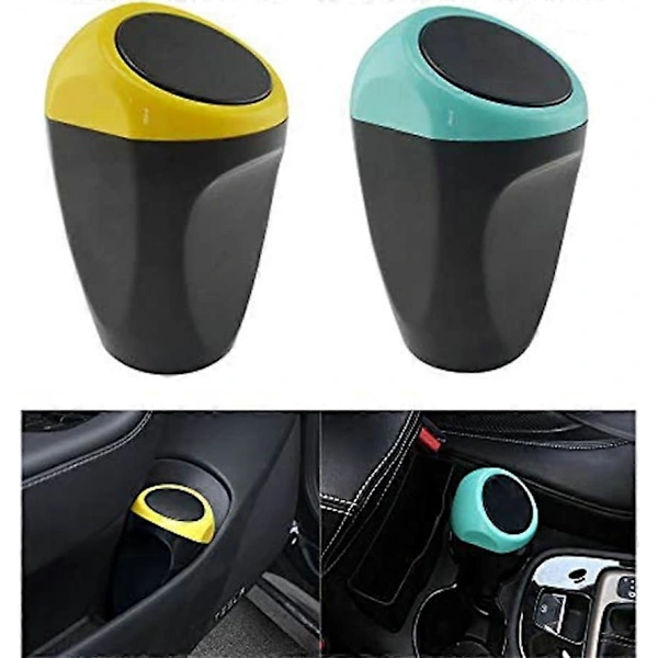 Conjunto De 2 Lixeiras Mini Para Carro