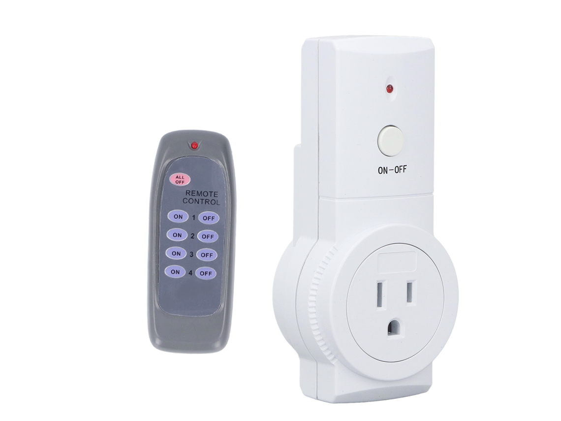 Laxiscreed Socket Eléctrico Com Controle Remoto Sem Fios Para Iluminação E Eletrodomésticos