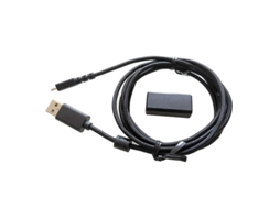 Cabo adaptador de carregamento USB trançado para mouse Logitech G502 | S/MARCA