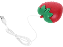 Mouse Fofo, Operação Rápida, Design Ergonômico, Usb, Rosa Morango