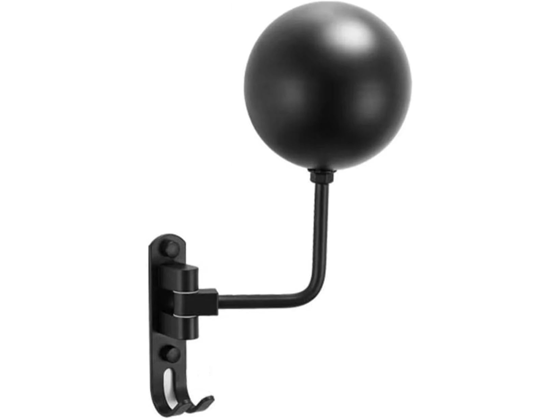 Suporte De Parede Giratório 180° Para Capacete Motocicleta, Com 2 Ganchos, Multifuncional, Para Bonés, Bolas De Futebol