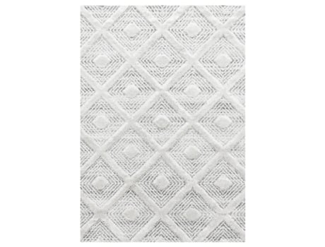Pisa Rheng Tapete Pelo Comprido Retangular 240x340cm Cinzento