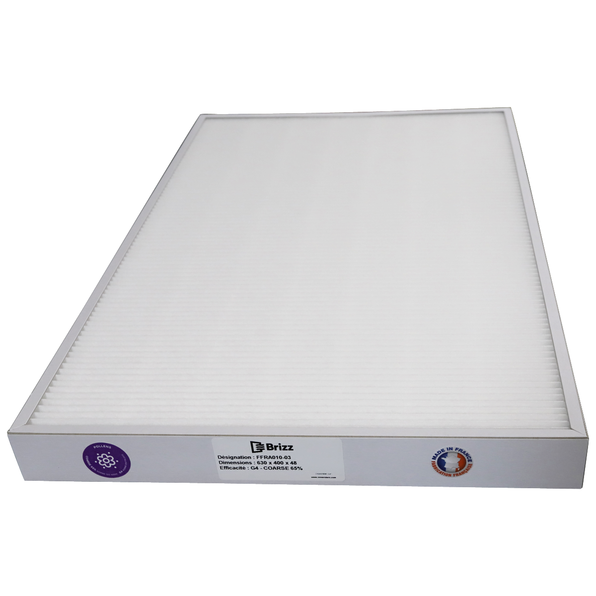 Filtro G4 Compatível com Ventilação France Air Temperys Modelo: 3000 BRIZZ