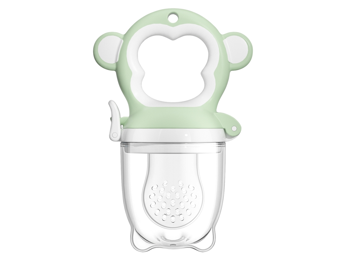 Brinquedo Para Alimentação De Bebês Com Frutas E Vegetaisverde Macaco M