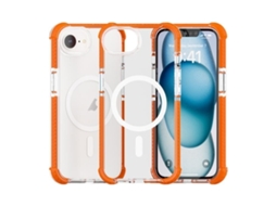 Capa De Acrílico Transparente À Prova De Choque Para Iphone 16e - Magnética - Magsafe
