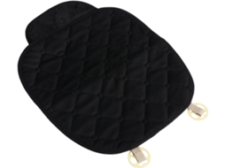 Almofada De Pelúcia Preta Para Assento De Carro, Impermeável E Resistente Ao Desgaste.