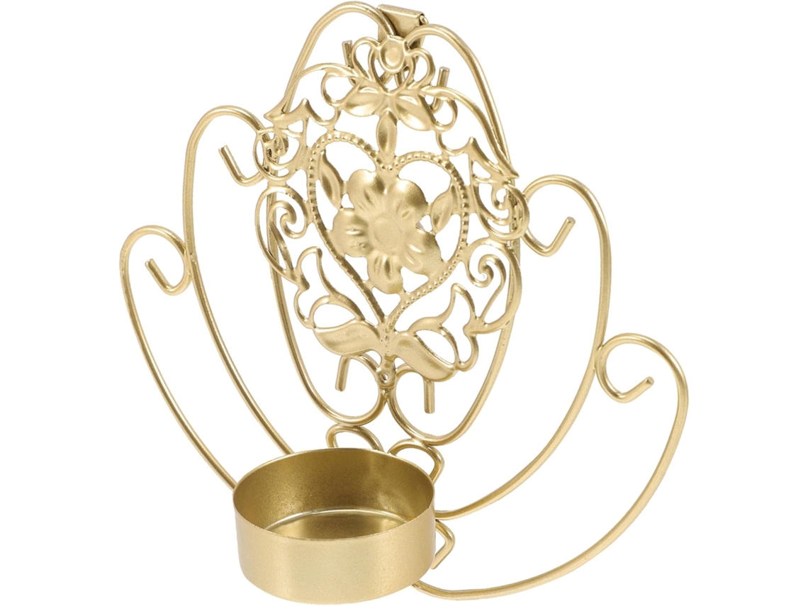 Vela Led Decorativa Sem Chama, Cor Dourada, Para Casa E Ambientes