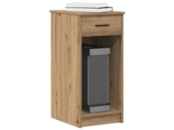 Vidaxl Suporte Torre De Computador Com Gaveta 35x45x77 Cm Artisiano