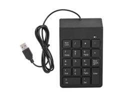 Teclado Numérico Usb Vbestlife Mini Teclado Numérico Com 18 Teclas Para Laptop, Desktop, Pc Pro Numpad