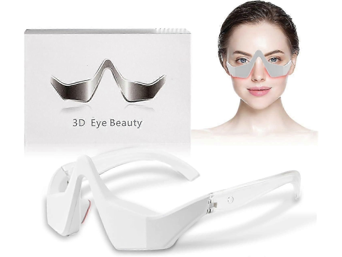 Massageador de Olhos 3d Terapia Luz Vermelha Dispositivo Beleza Avançado para Olheiras, Redução Inchaço e Rugas, Óculos Relaxament GOKOCO