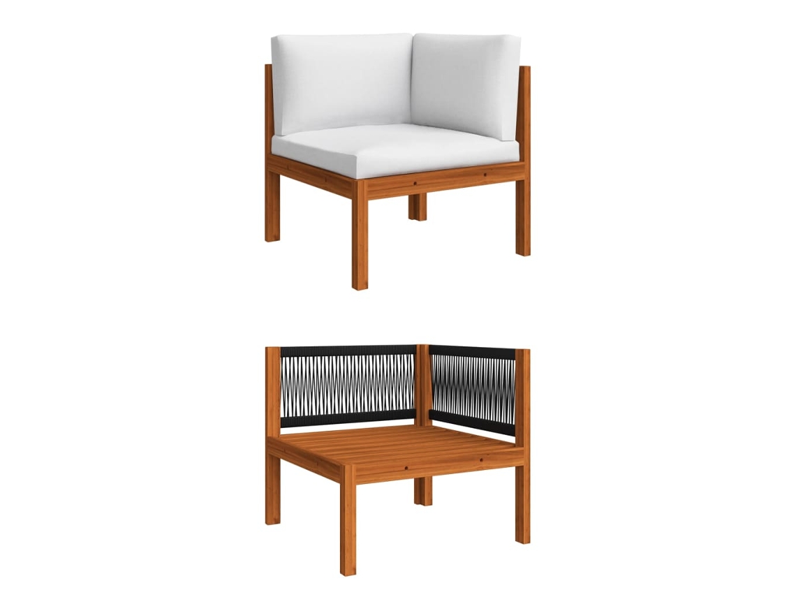 Corner Sofa, Corner Sofas Vidaxl Branco Madeira (n/a)
