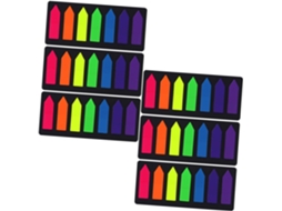 Sets Notas Autocolantes Coloridos Com Instruções De Marqués Bloco Adesivos Automáticos Para Escolas E