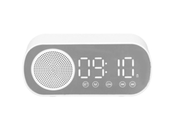 2026-reloj Despertador Digital Con Radio Fm, Altavoz Bluetooth Hifi Y Tarjeta De Memoria, Portátil