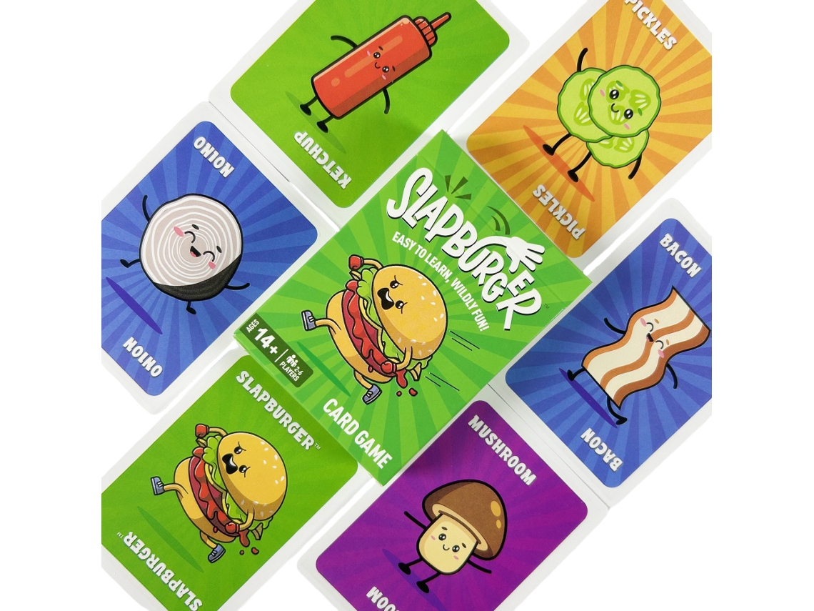 Slapburger, um Jogo de Cartas para 2 a 6 Jogadores. MDUG