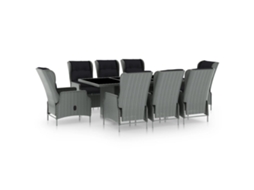 Outdoor Dining Set, Outdoor Dining Sets Vidaxl Cinzeto Rattan / Vime (n/a)