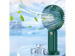 Mini ventilador recarregável USB (verde)