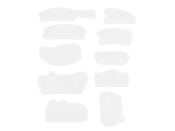 Moldes de silicone transparente para resina UV e epóxi kit de 10 peças LAXISCREED