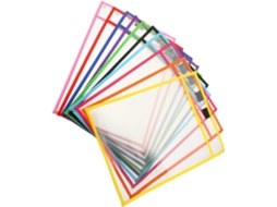 Ibasenice 10 Camadas Protetoras Transparentes para Arquivos, Reutilizáveis e de Propriedade da White Quadro, em PVC