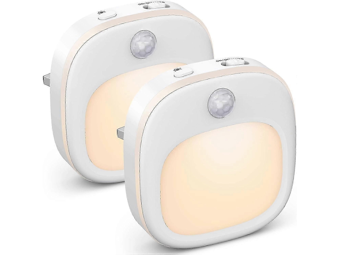 Luminária Noturna Com Sensor De Movimento 2 Unidades Plug-in