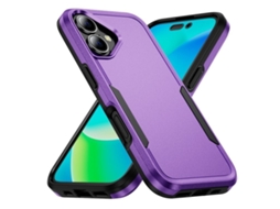 Lurelia Capa Protetora Para Iphone 16, Em Tpu E Pc, Recortes Precisos E Anti-riscos
