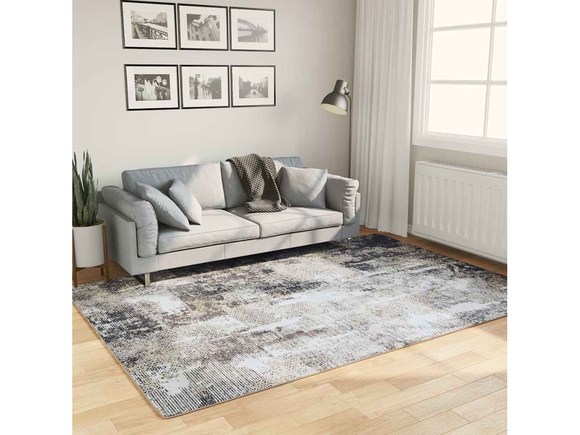Vidaxl Tapete Lavável 160x230 Cm Multicor
