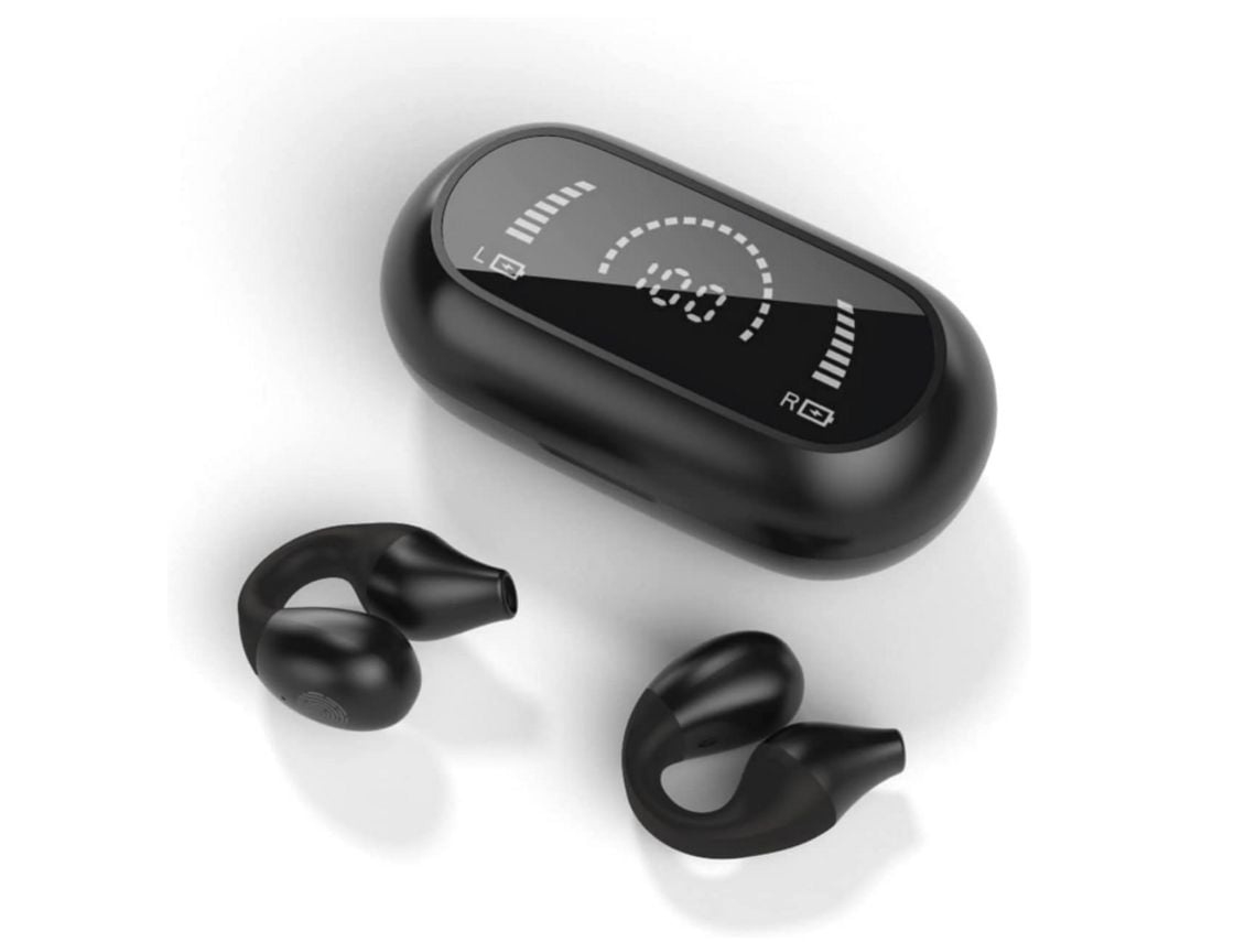 Auriculares De Condução Óssea Bluetooth 5.3 Design Aberto Som Hi-fi Som Estéreo Microfone Para Chamadas Lurelia