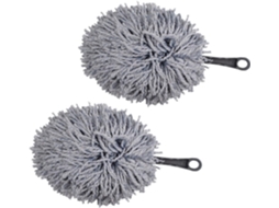 Esfregão De Microfibra De 2 Peças Para Limpeza De Interiores De Carros.