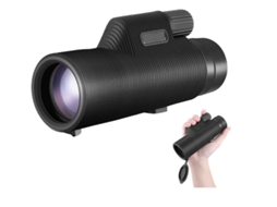 12x50 Monocular Para Adultos Hd, Telescópio Monocular 16.55mm Bak 4 Prisma De Alta Definição Com Visão Noturna Com Pouca Luz Bestvite (preto)