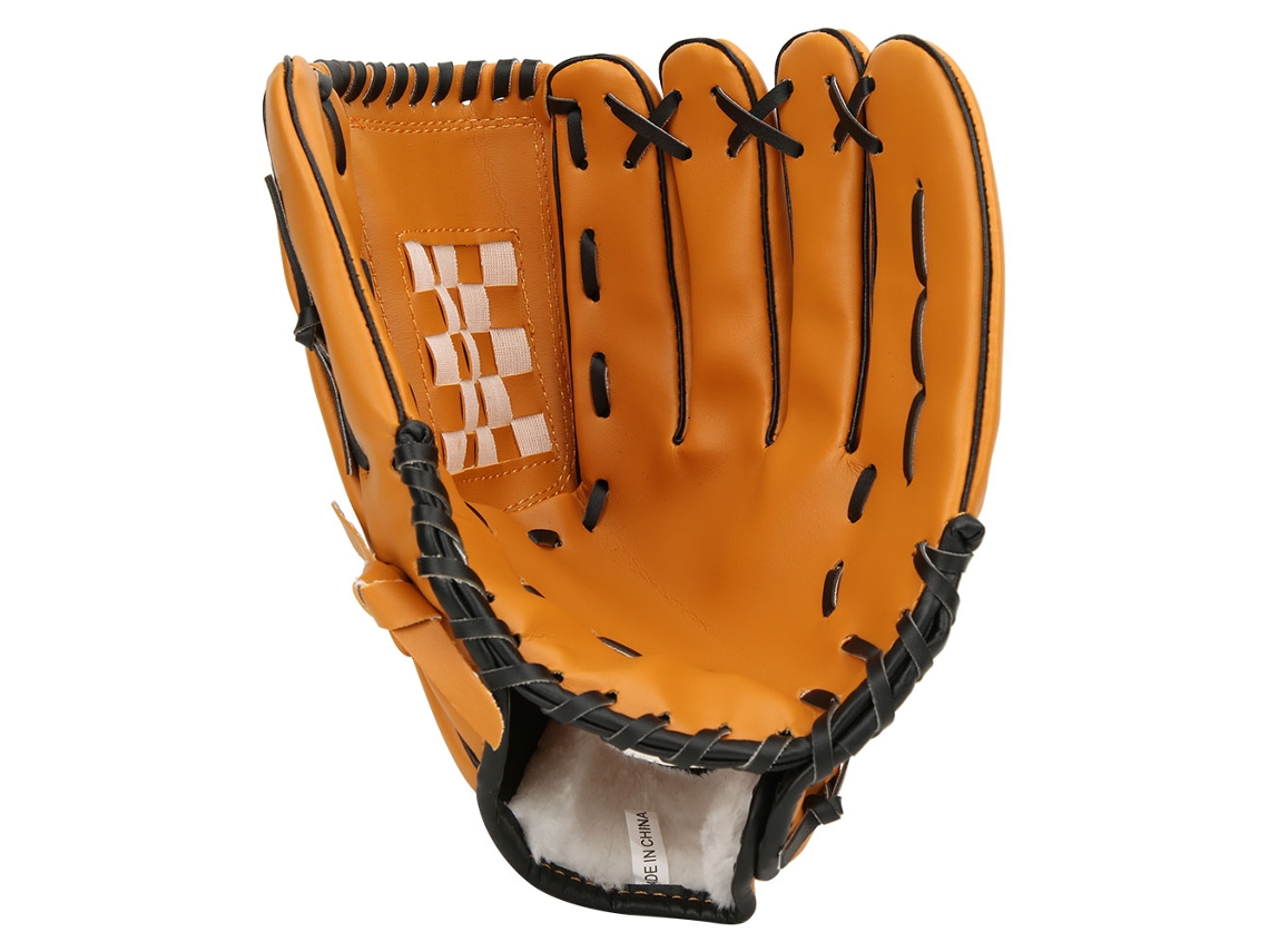 Luvas De Beisebol Pvc Espessadas Para Treino E Competição Adultos E Crianças Marrom 12.5 Polegadas