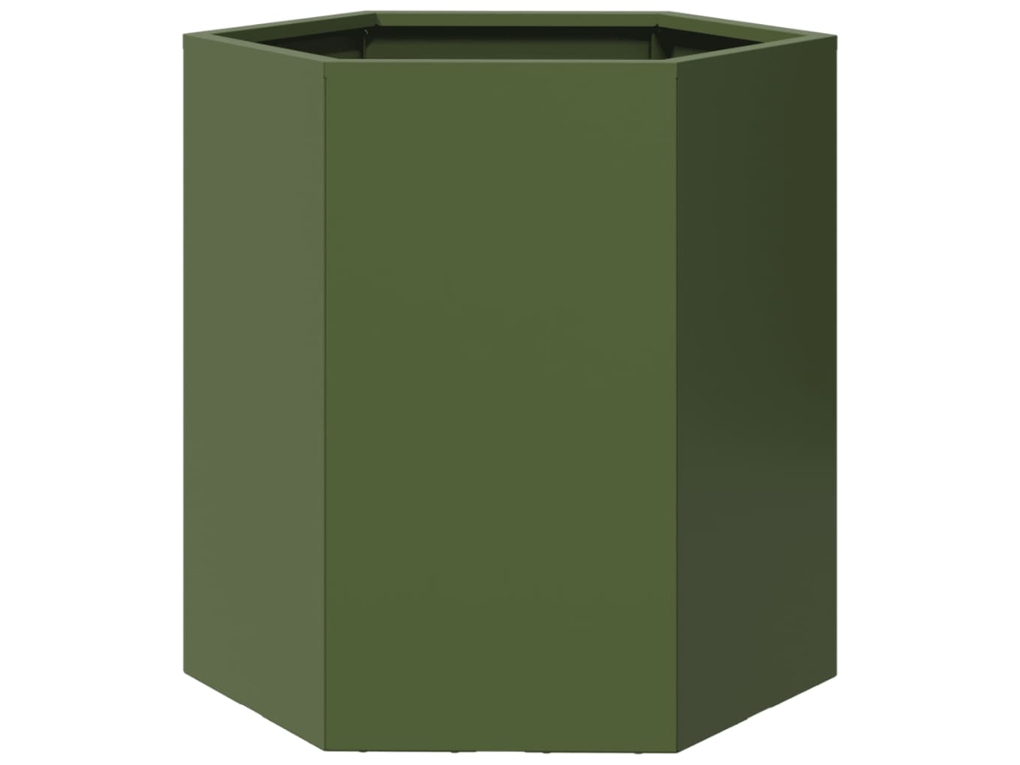 Garden Planter, Garden Planters Vidaxl Verde Metal (46 X 40 X 45 Cm)