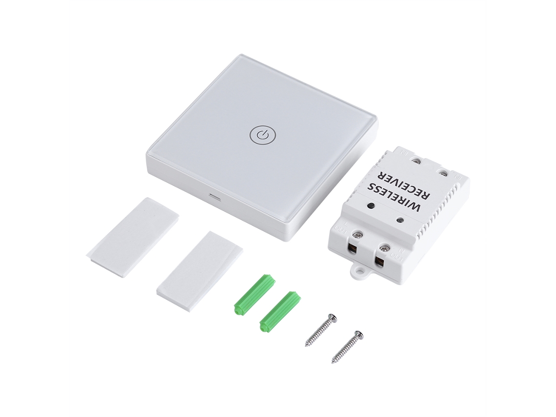Laxiscreed Interruptor Inteligente Sem Fio 433mhz Com Controle Remoto E Operação Por Toque