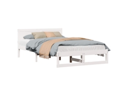 Estrutura da Cama com Cabeceira Branco 140 X 190 Cm MAISON EXCLUSIVE