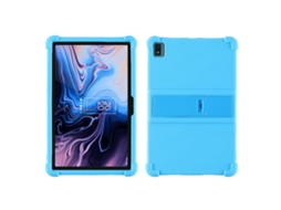 Capa De Silicone Halinuia Com Suporte Invisível, Cor Azul‑celeste Para Tablet Tcl 10 Tab Max 10,36 Polegadas