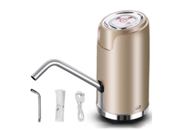 Dispensador de Água Inteligente Usb Elétrico Abs com Spray Quantitativo para Uso Externo, Cor Dourada BRILVIBERA