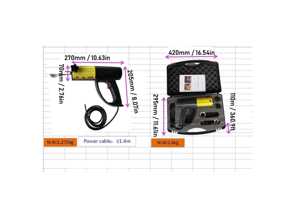 Máquina de aquecimento por indução portátil com 4 bobinas, plugue UE 220V 8A, extrator de parafuso