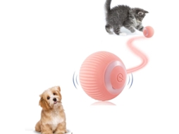 2026-brinquedo Interativo Para Cães Linjou, Bola Inteligente Recarregável Usb Com Luz E Rotação