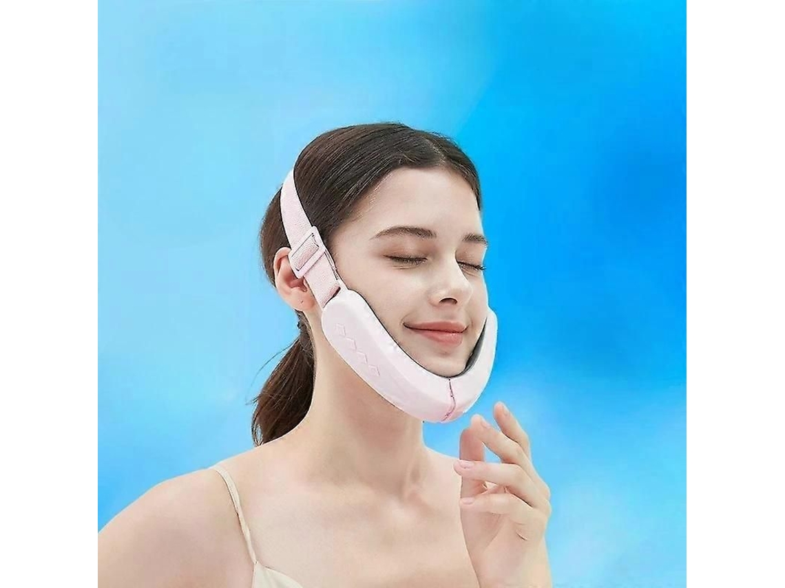Massageador Facial em Formato de V, Inteligente para Uso Doméstico, Cinto Firmador e Lifting Fac Ial Redutor D GOKOCO
