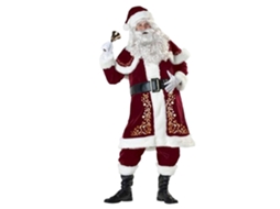 Fantasia De Natal Laxiscreed Para Homens Xxxl, Traje Divertido De Pai Natal Para Festas E Cosplay
