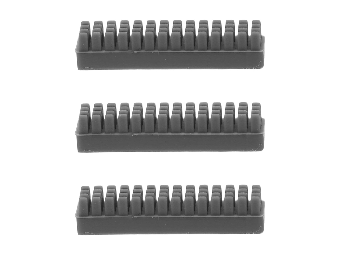 Conjunto De 3 Escovas De Silicone Para Limpeza De Bicos, Compatíveis