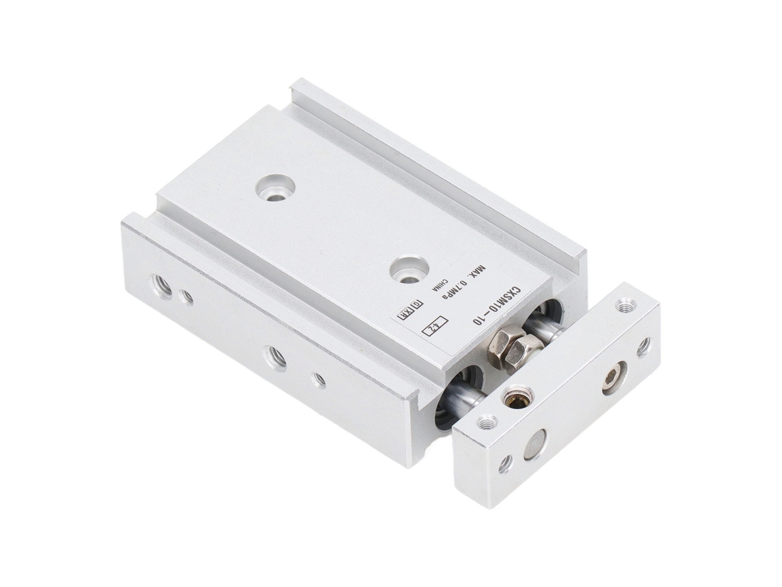 Válvula Pneumática Laxiscreed Com Cilindro Duplo De Haste Para Ar Comprimido De 0.1 A 0.7 Mpa