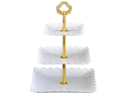 Prato de Bolo de Três Camadas ALLINLESS