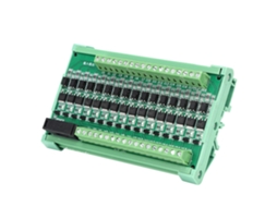Placa de relés amplificadora PLC de 16 canais NPN 12 36V DC