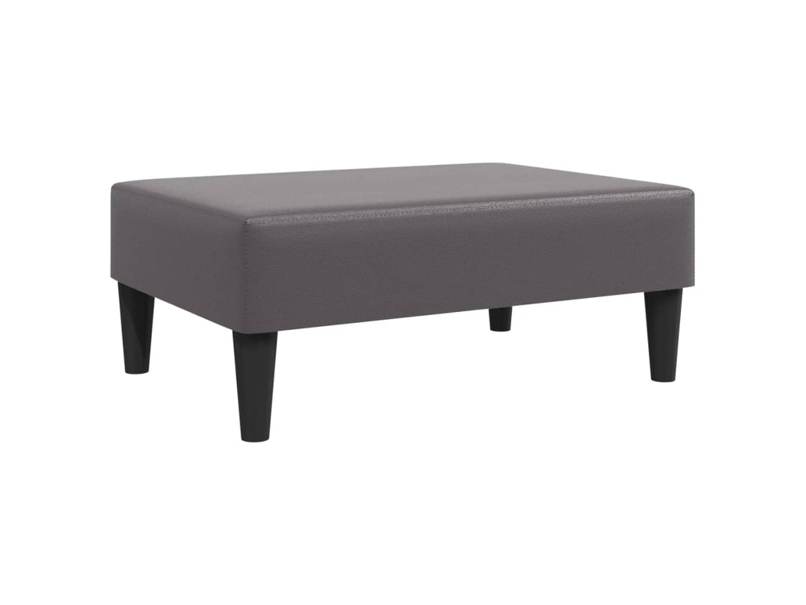 Footstool, Footstools Vidaxl Cinzeto Couro Artificial (n/a)